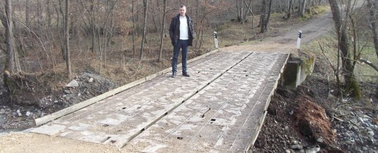 Saniran most na potoku Dubočaj